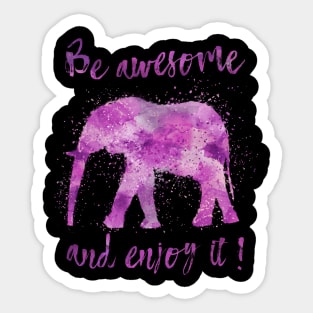 Awesome Elephant Sticker